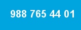 988 765 44 01 988 765 44 01